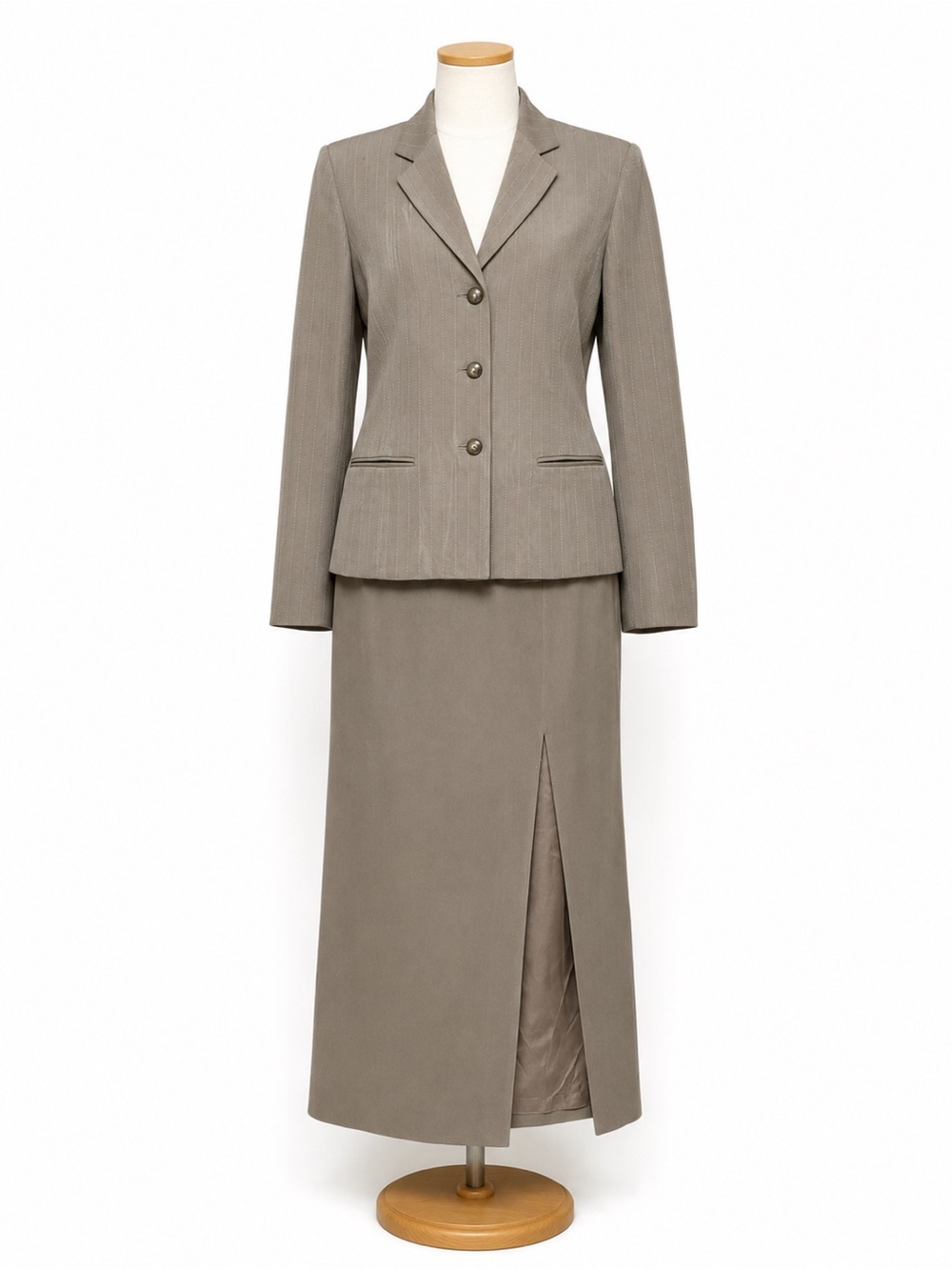 Jones & Co Triacetate Skirt Suit Size 8 Career Wear Long Skirt Set